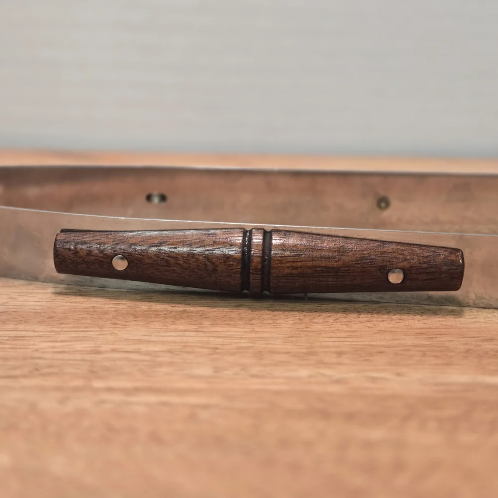 Stainless Steel and Wood Kitchen Tongs‎